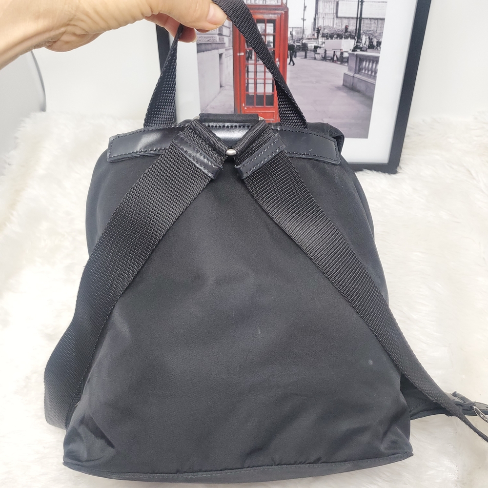 Prada Mini Black Nylon Backpack - image 6